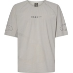 Oakley Мъжка фланелка с къс ръкав за колоездене Oakley Seeker Whip S/S Jersey Cycling jersey - Cement (056-3985-0211)