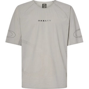 Oakley Мъжка фланелка с къс ръкав за колоездене Oakley Seeker Whip S/S Jersey Cycling jersey - Cement (056-3985-0211)