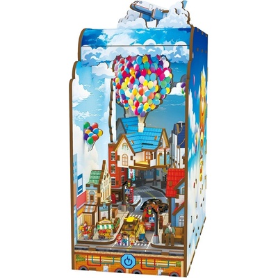 2Kids Toys zarážka na knihy – miniatúrny domček medzi oblakmi