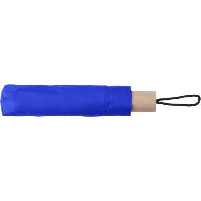 Skladací manuálny dáždnik RPET 190T blue cobalt blue