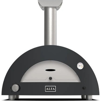 Alfa Pizza pec na drevo a plyn 2 Pizze hybrid šedá