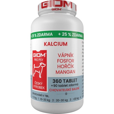Giom Kalcium 360 tbl