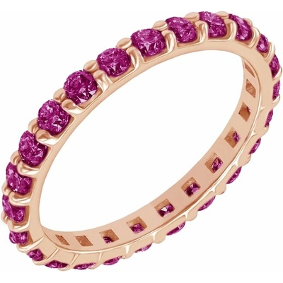 Eppi zlatý eternity prsten s rubíny Brites R31797