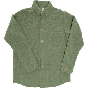Engel Мъжка риза с копчета Engel Men's Shirt - Salbeigrün Melange - размер 44 (EU) (033-2428-0214)