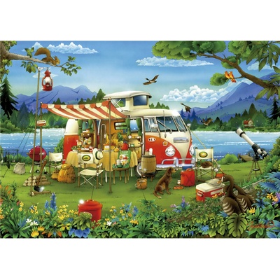 Educa - Puzzle Camping Holiday - 1 000 piese