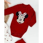 Myrat Baby Боди Мики Маус червено