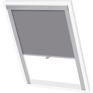 vidaXL Затъмняващи ролетни щори, сиви, 104, GGL и GGU (131263)