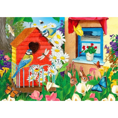 Enjoy - Puzzle Birdhouse Garden - 1 000 piese