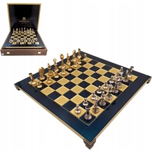 Kovové šachy Manopoulos 28 x 28 cm