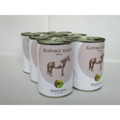 Bohemia Pet Food Koňské maso ve vlastní šťávě 6 x 400 g