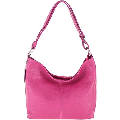 Mondo Italia kožená kabelka na rameno 729 fuchsia