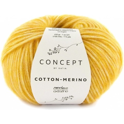 Katia Cotton Merino 135 Ochre Pletacia priadza
