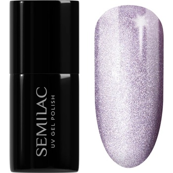 Semilac UV Hybrid Gloss GALA гел лак за нокти с използване на UV/LED лампа цвят 664 Lilac Gloss 7ml