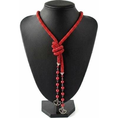 Mijabijoux Elegantní háčkovaný náhrdelník MB00497