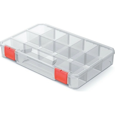 Prosperplast box organizér 27,5x18,6x4,1cm SQR BOX KSQ30204 transparentný Kistenberg