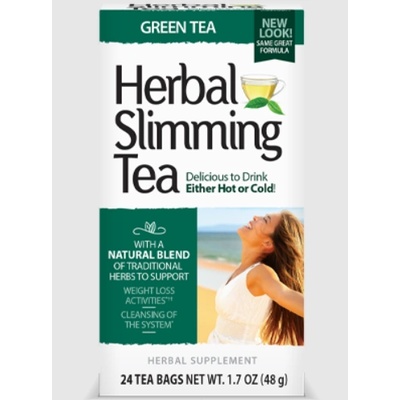 21st Century Чай за Отслабване Herbal Slimming Tea - Green Tea | 24 bags (9205)