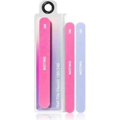 Notino Nail Tools Nail File Classic 180/240 klasický pilník na nechty s dvomi hrubosťami Classic180/240