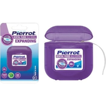 Pierrot Разширяващ се конец за зъби, с алое и мента, 30 m