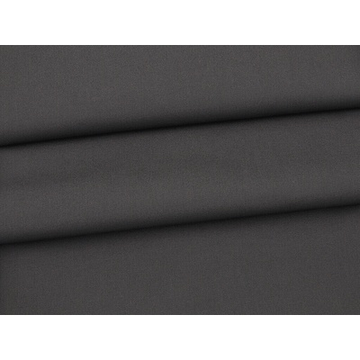 Mirtex Látka CANVAS 260/28 tmavě šedá 150 cm Zbytková metráž