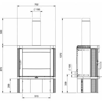 Image 1 of La Nordica-Extraflame Jennifer 2.0