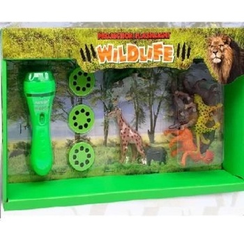 Manyuk Toys Проекторно фенерче с фигурки на животни - диви животни