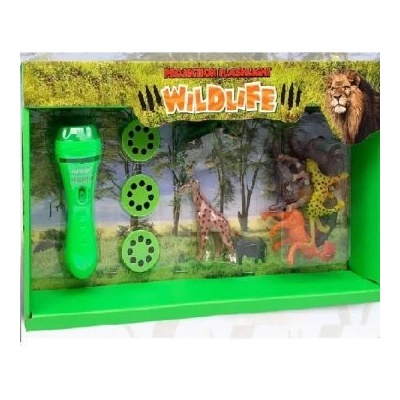 Manyuk Toys Проекторно фенерче с фигурки на животни - диви животни