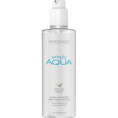 Wicked Sensual Care Simple Aqua - 100% веган лубрикант (120ml)