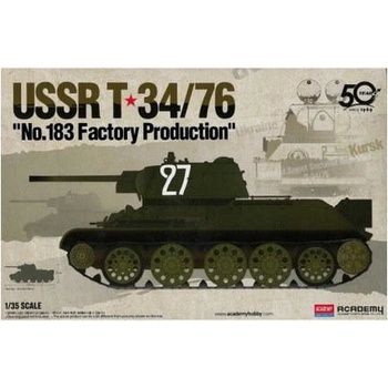 Academy Model Kit tank 13505USSR T 34/76 No.183 Factory Production 1:35