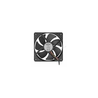 Delock Axial Fan 24 V DC 120 x 120 x 25 mm Black 67303
