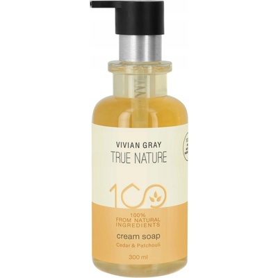 Vivian Gray True Nature Cedar & Patchouli vyživujúce krémové mydlo 300 ml