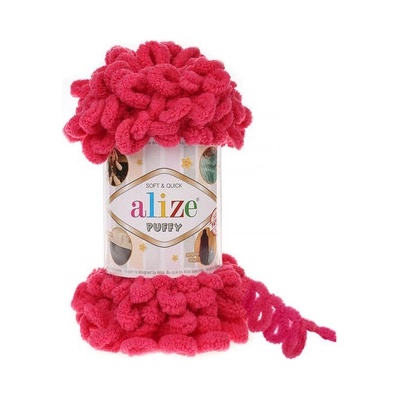 Priadza Alize Puffy 149 - cyklámen