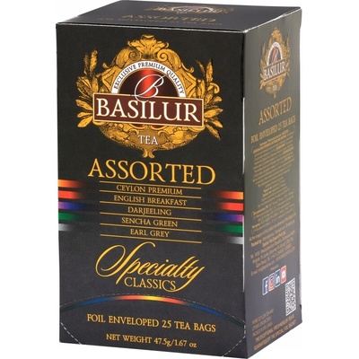Basilur Specialty classics assorted 25 porcií 47,5 g