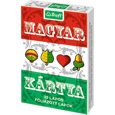 Trefl Треф: Унгарски карти, 32 карти - Ново издание (08393)