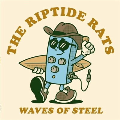 The Riptide Rats - Waves Of Steel (Limited Edition) (Blue Turquoise Coloured) LP
