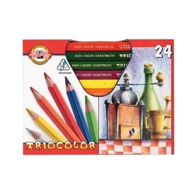 Koh-i-Noor Triocolor 3154 24ks