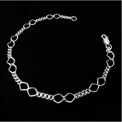 Klenotyn Strieborná retiazka na ruku KRNS30