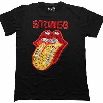 The Rolling Stones tričko Dia Tongue čierne
