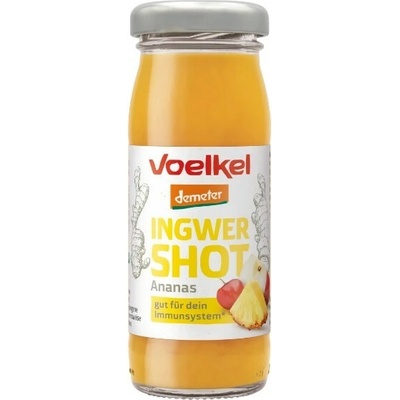 Voelkel Shot zázvor a ananas chlazený 4 x 95 ml