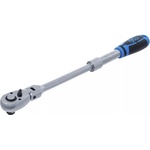 BGS technic Реверсивна тресчотка на база 1/2" , удължаваща се, с чупеща глава, 350 - 490мм; BGS technic 25127
