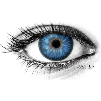 Lucifer Barevné čočky - nedioptrické - Amazon Blue 2 čočky – Hledejceny.cz