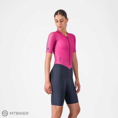 Castelli MOVEMENT dámská kombinéza fialovorůžová/sumračná modrá