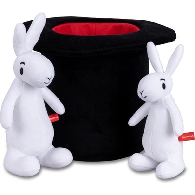 králíci Bob a Bobek v klobouku 3dílná sada 24 cm 20 cm