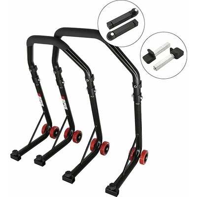 Sefis D18 moto stojan přední a zadní set přední stojan : Trn - zadní stojan : Packy | Zboží Auto