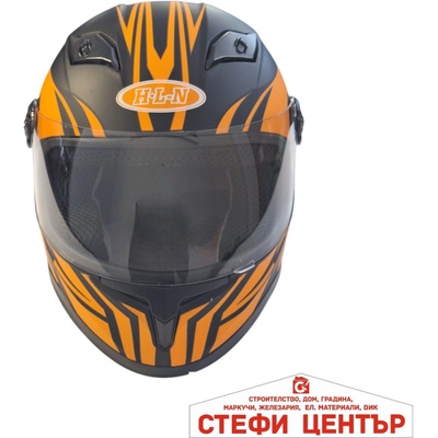 Paolo Детска Каска pa1019-4 - Черен/Оранжев Мат (721160)