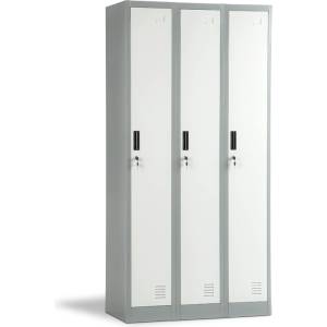 Carmen Метален шкаф cr-1242 j lux - сив / тъмносив (3580012_1) - tierradesign