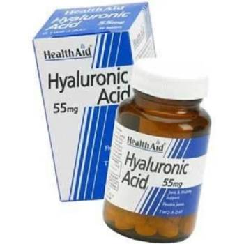 HEALTHAID Хранителна добавка хиалуронова киселина, Health Aid Hyaluronic Acid 55mg 30tabs