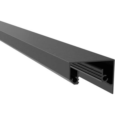 neuvedená Krycia lišta pre profil AL/0006..., AL/0006-ECO, BLACK ELOX