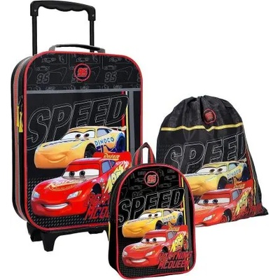 Vadobag Europe Ученически комплект куфар, малка раница и торба - Колите 3 - cars