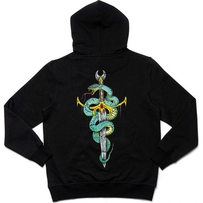 Fallen mikina Venom Hoodie black green Chris Cole