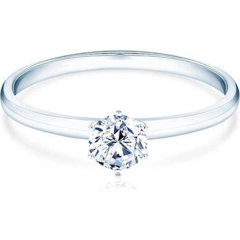 SAVICKI Годежен пръстен savicki: бяло злато, лабораторен диамант